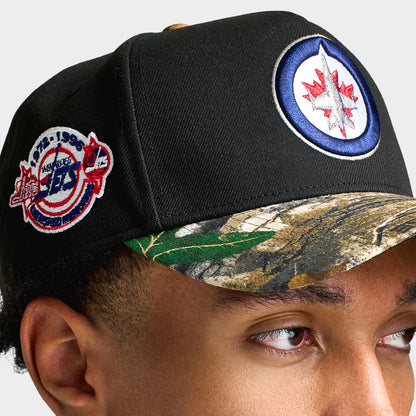 New Era Winnipeg Jets 9FORTY A-Frame Black / Camo