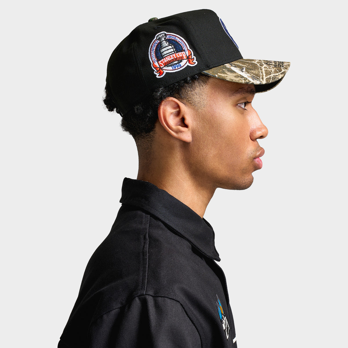 New Era Edmonton Oilers 9FORTY A-Frame Black / Camo