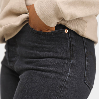 Levi's Women's Ribcage Straight Ankle Jeans / Feelin Cagey