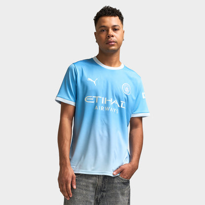 PUMA MCFC Maillot domicile Réplique / Bleu glacier