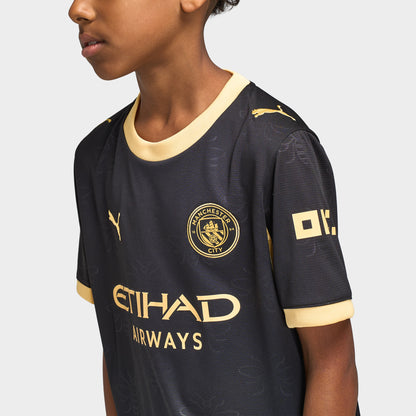 PUMA Juniors' Manchester City Jersey / Black