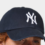 Men's MLB New York Yankees '47 Brand Navy Retrograde Franklin T