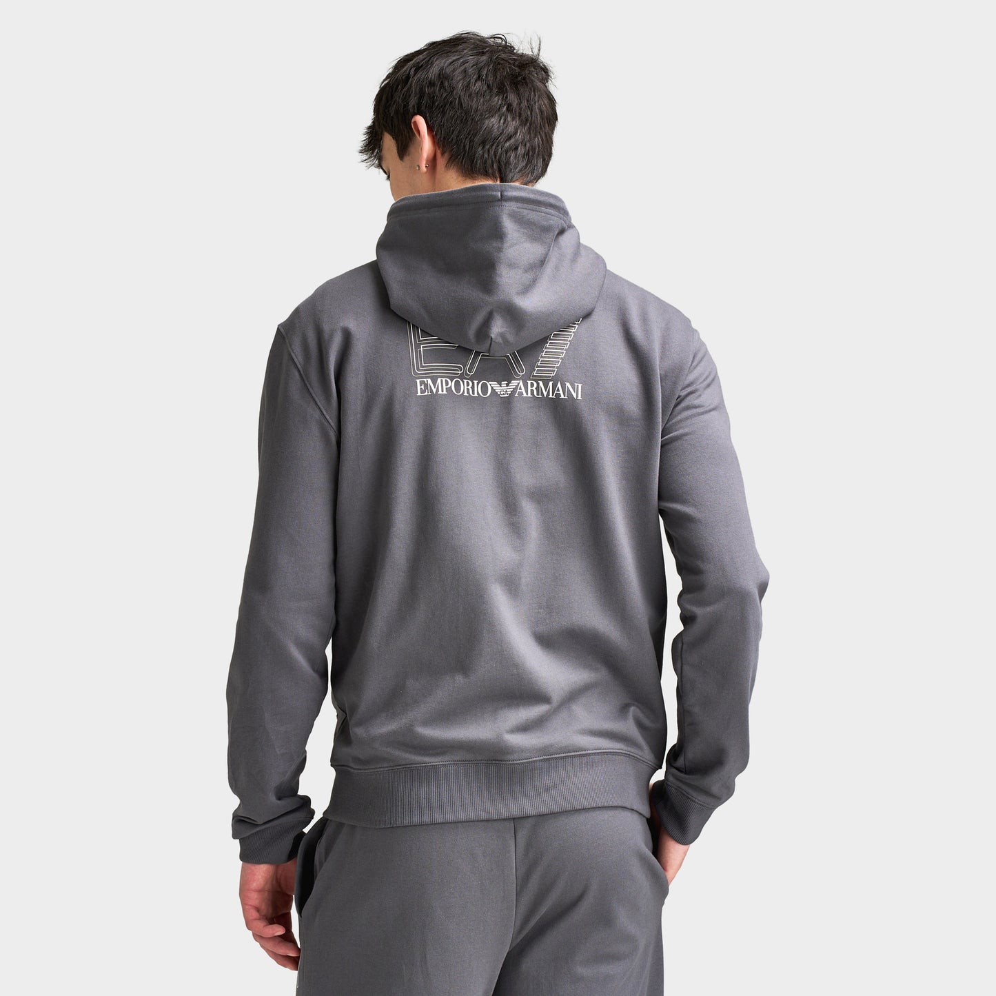EA7 Visibility Full-Zip Hoodie / Grey