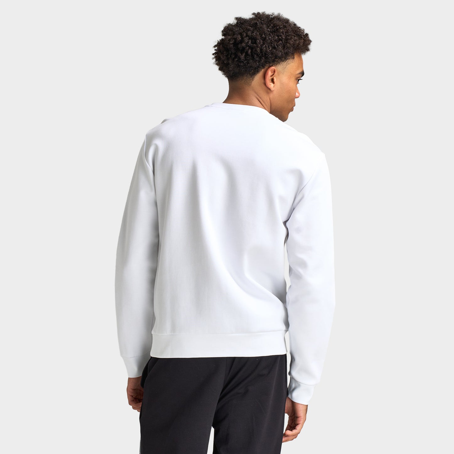EA7 Crewneck Logo Or Poitrine / Blanc