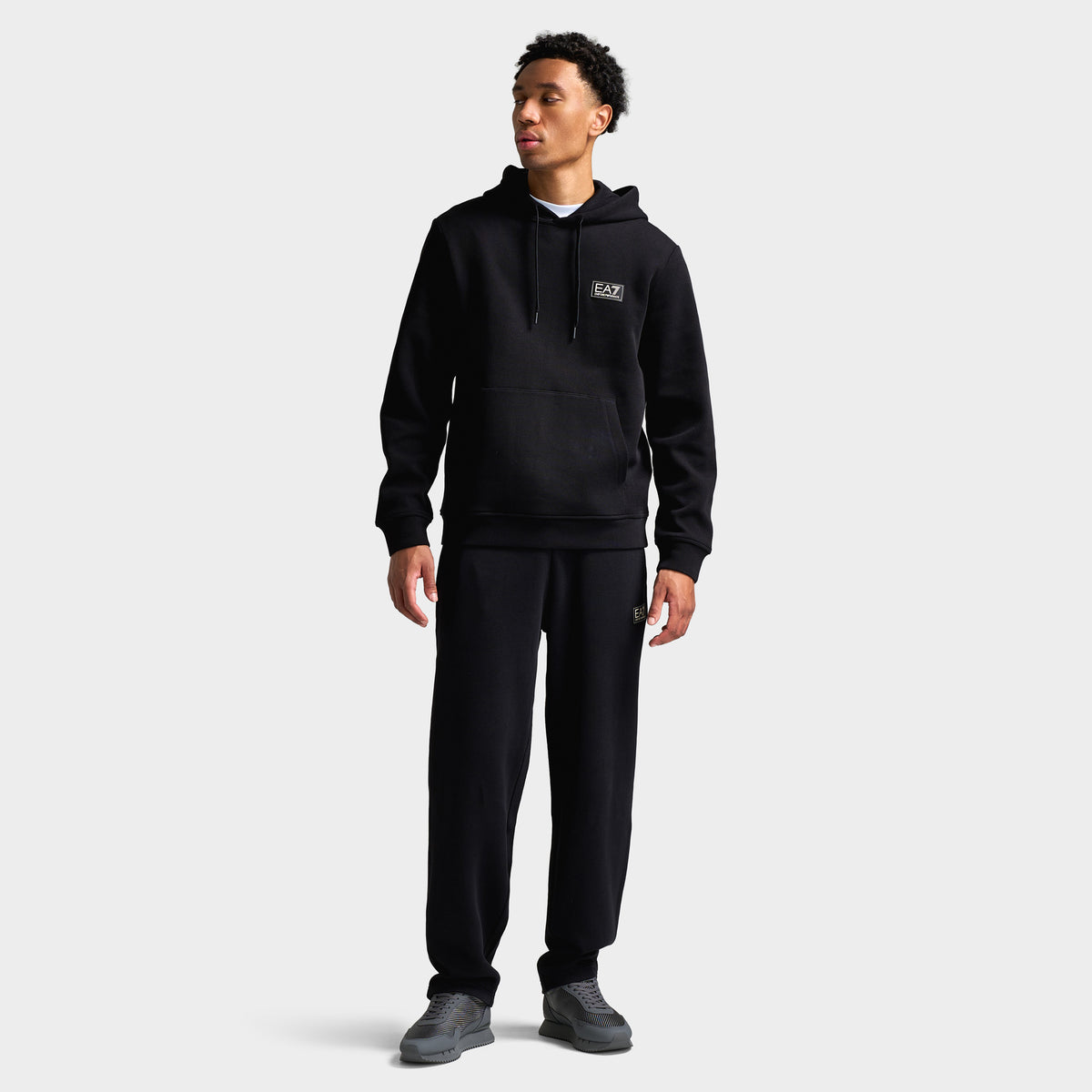 EA7 Train Refined Hoodie / Black