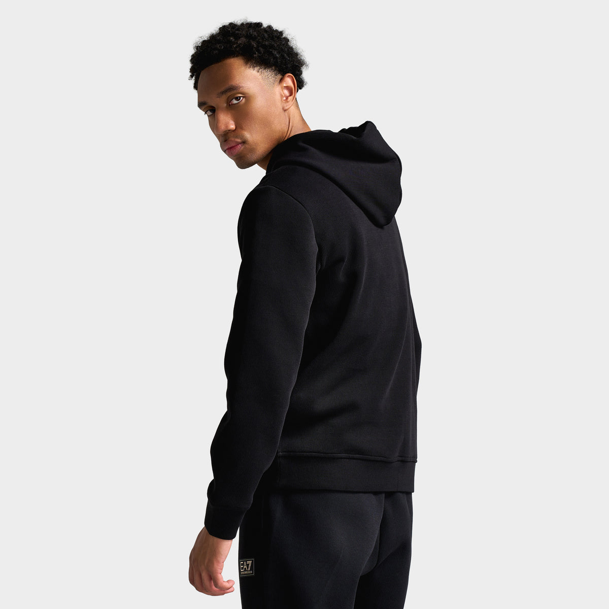 EA7 Train Refined Hoodie / Black