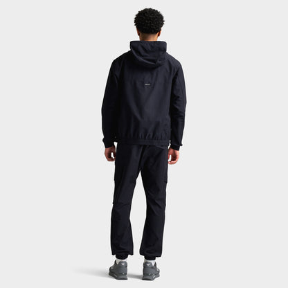 EA7 Woven Hoodie / Black