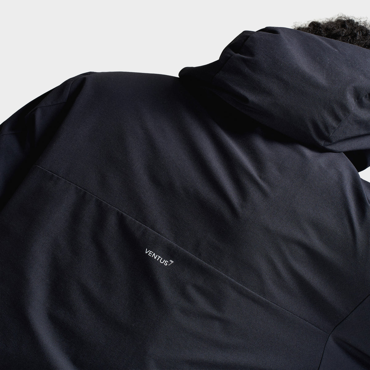 EA7 Woven Hoodie / Black