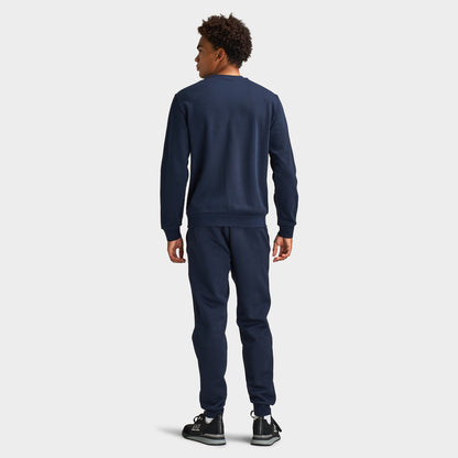 EA7 Chandail à Col Rond / Bleu Armani