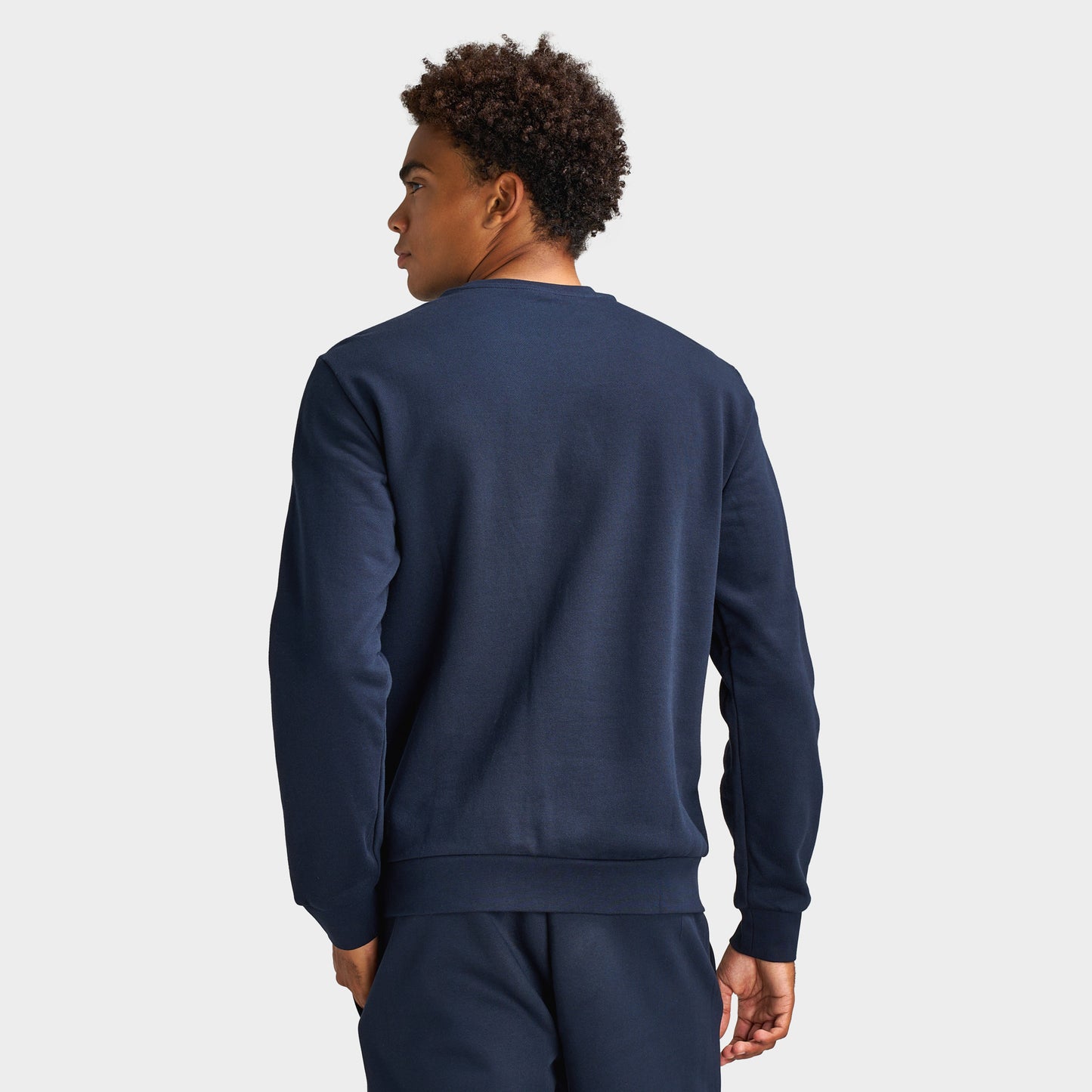 EA7 Chandail à Col Rond / Bleu Armani