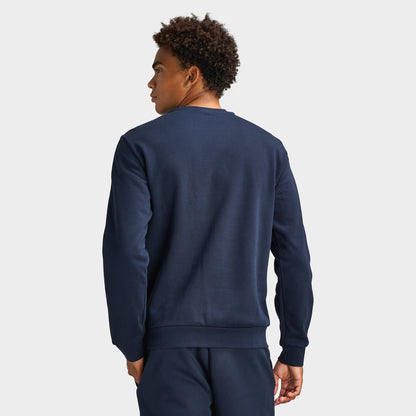 EA7 Chandail à Col Rond / Bleu Armani