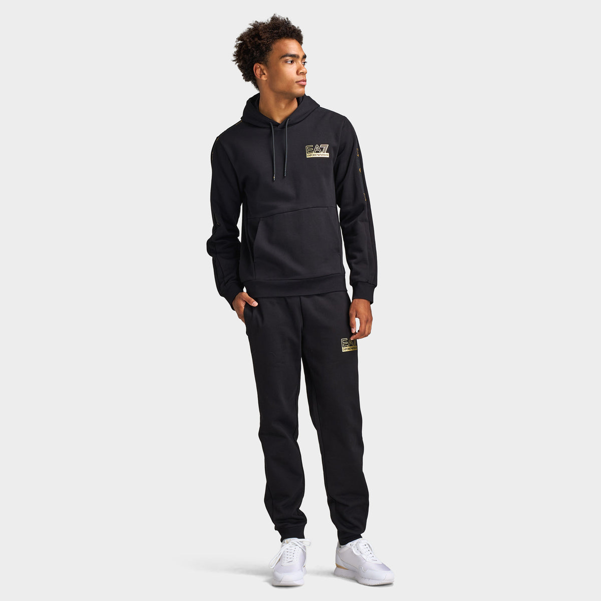 EA7 Chandail à capuche / Noir