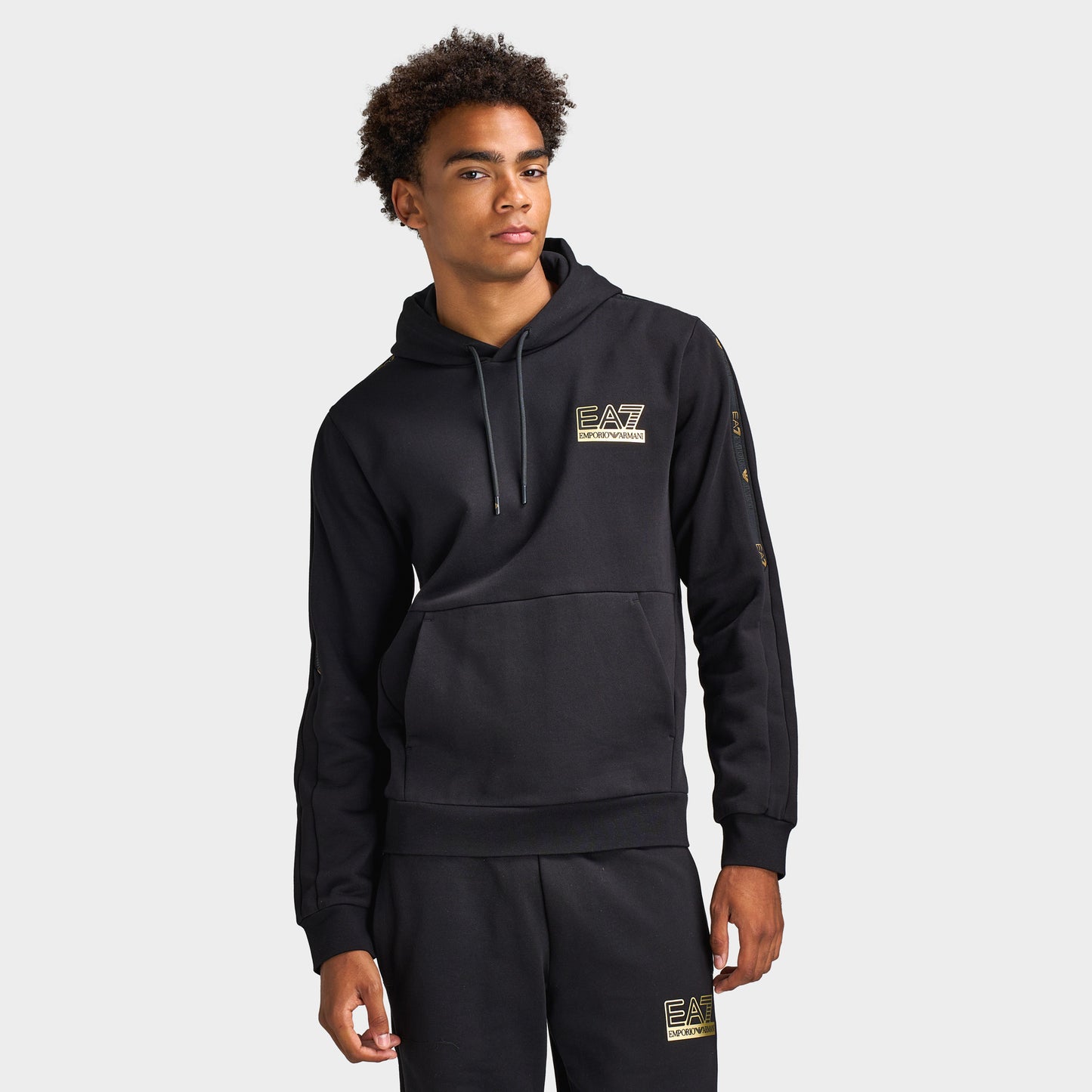 EA7 Chandail à capuche / Noir
