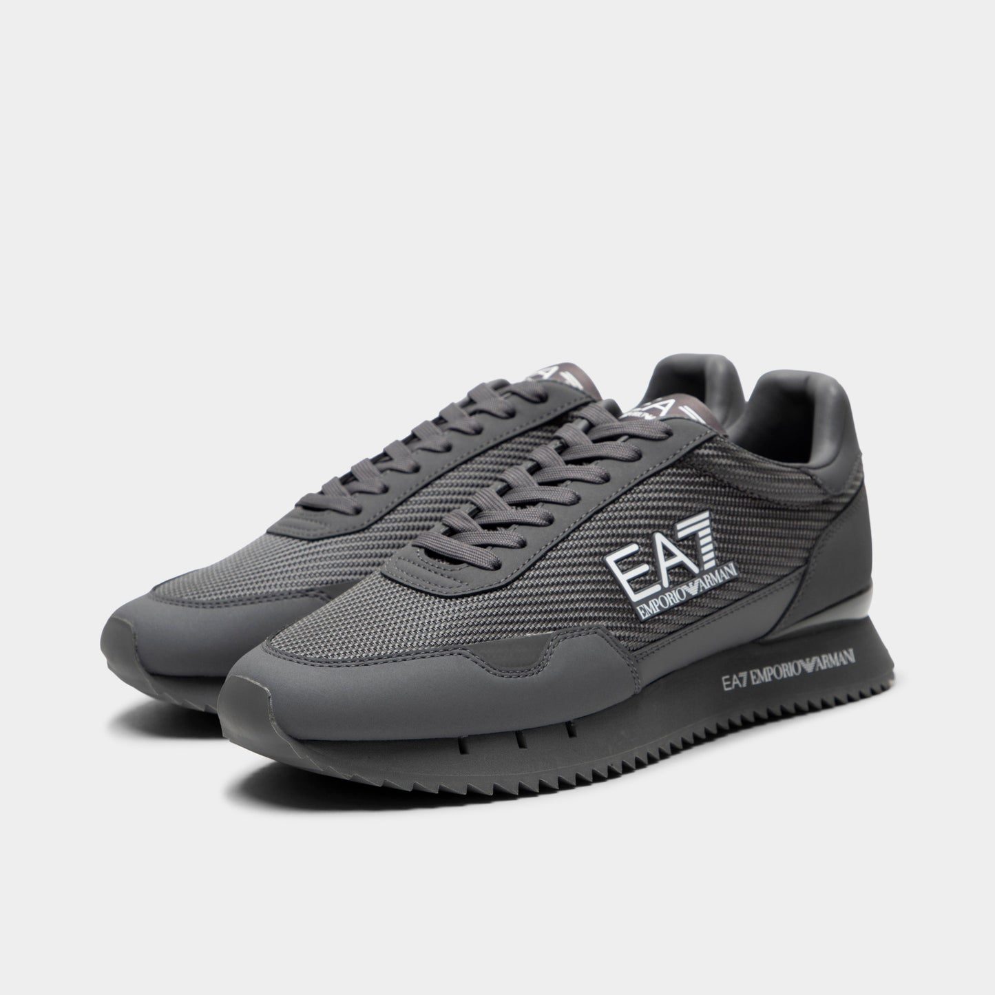 EA7 Noir et Blanc Vintage 2.0 Étain / Blanc