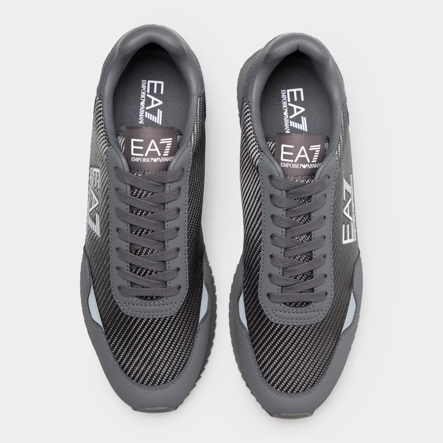 EA7 Noir et Blanc Vintage 2.0 Étain / Blanc