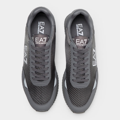 EA7 Noir et Blanc Vintage 2.0 Étain / Blanc
