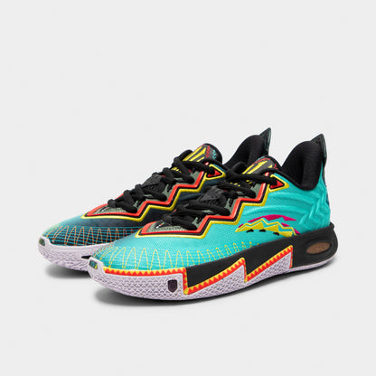 ANTA KAI 2 Retro 90 Bleu sarcelle / Noir - Orange