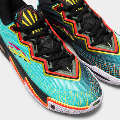 ANTA KAI 2 Retro 90 Bleu sarcelle / Noir - Orange