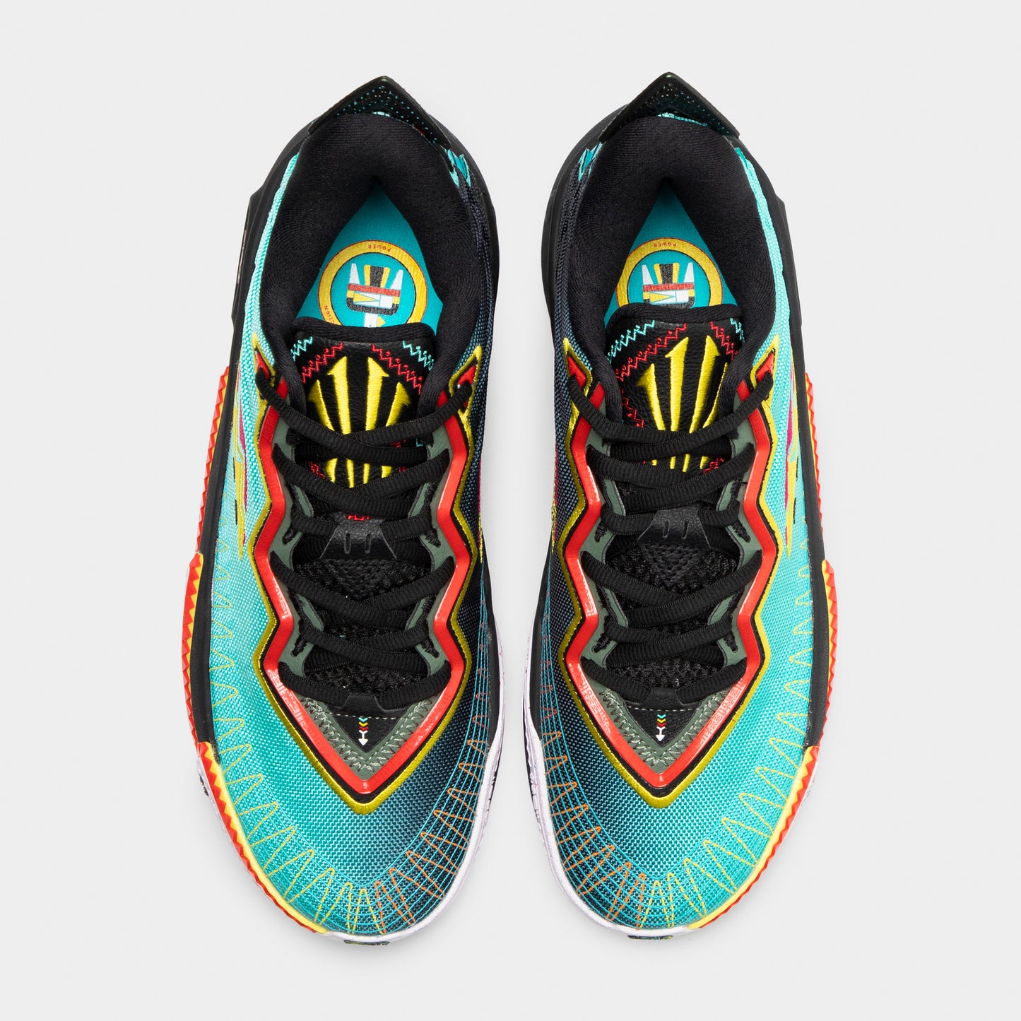 ANTA KAI 2 Retro 90 Bleu sarcelle / Noir - Orange