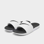 Nike kawa slide on sale white and black