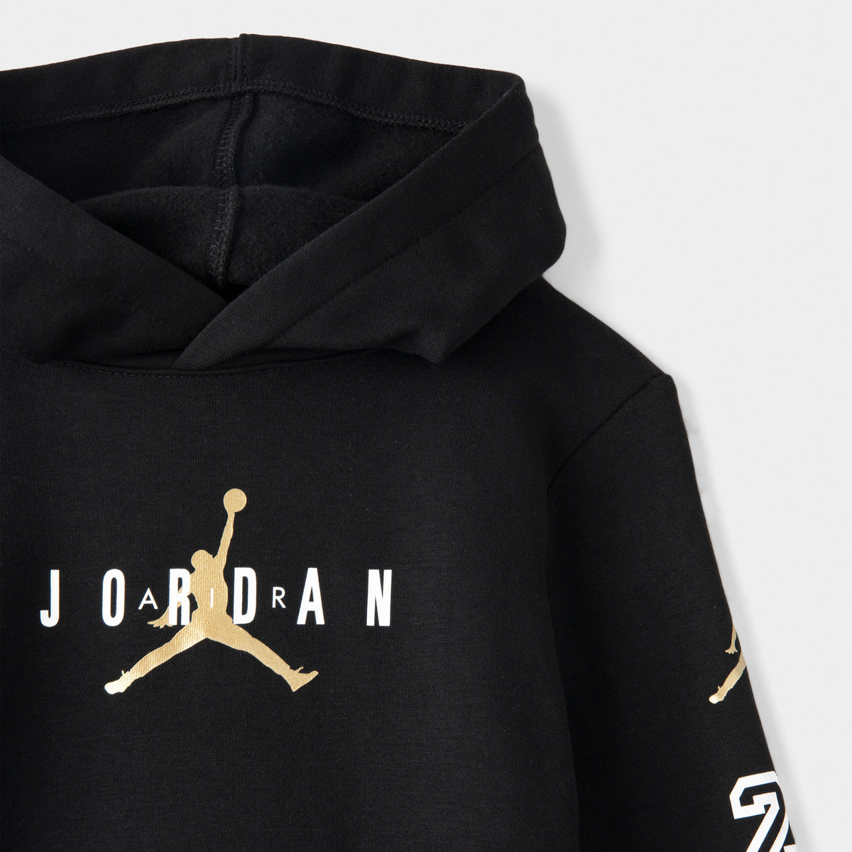 Jordan Child Boys' Flight Logo Hoodie Set Black / Gold | JD Sports
