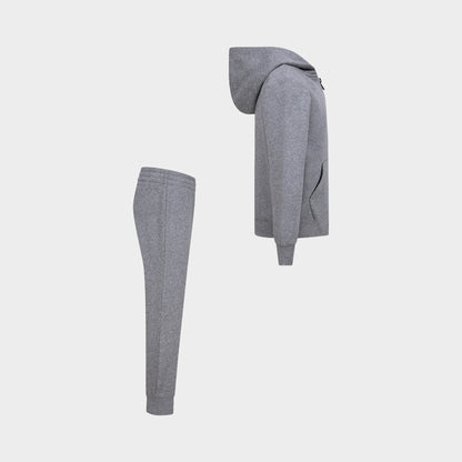 Jordan Children's Brooklyn Fleece Full Zip Hoodie Set / Carbon Heather