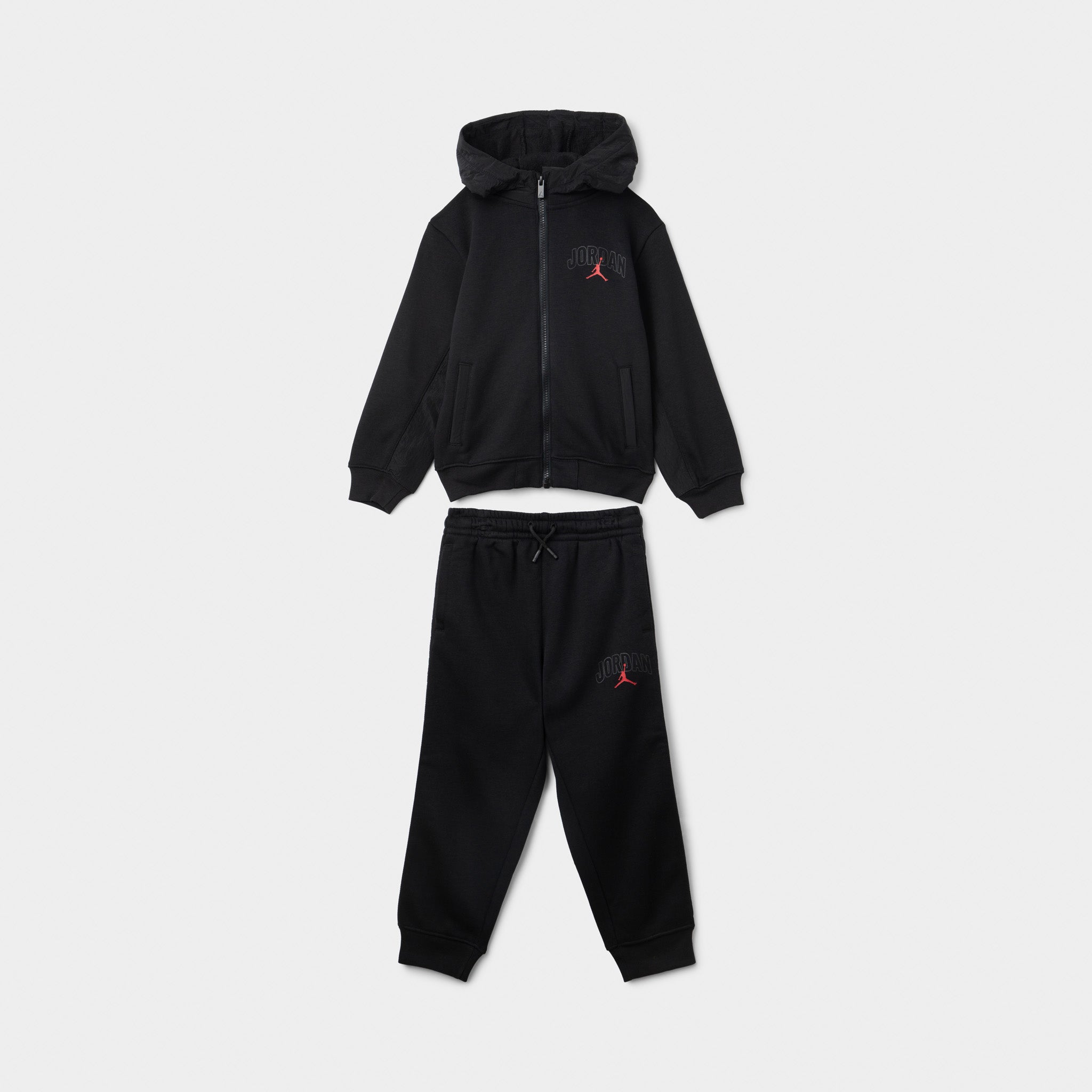 Jordan Children's Fleece Ripstop Full Zip Set / Black – JD Sports