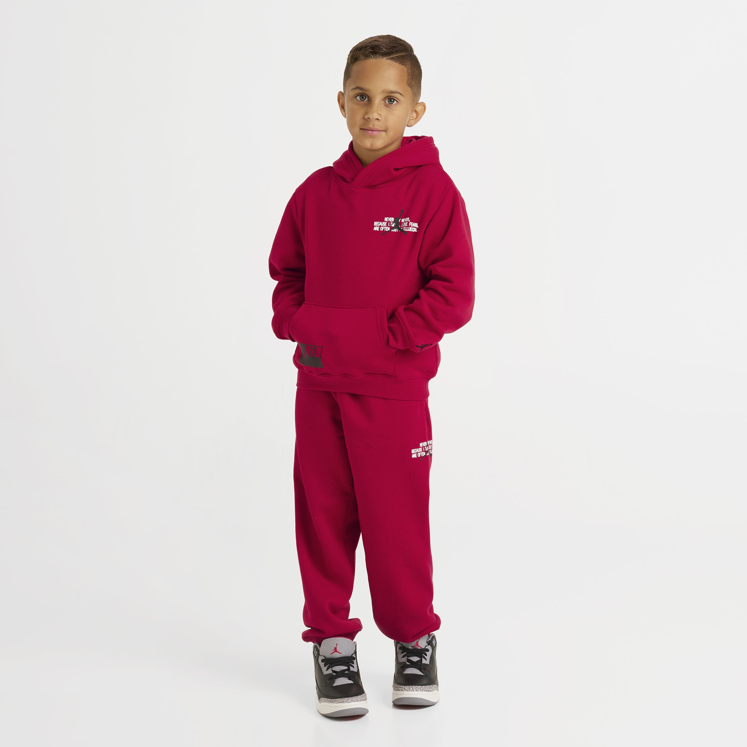 Jordan Children's Jumpman Stamp Fleece Set / Gym Red – JD Sports