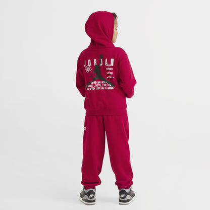 Jordan Enfants Ensemble polaire Jumpman Stamp / Rouge Gymnastique
