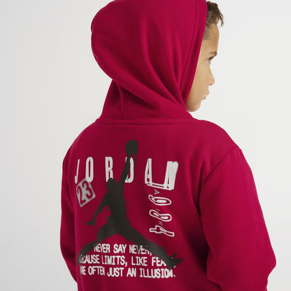 Jordan Enfants Ensemble polaire Jumpman Stamp / Rouge Gymnastique