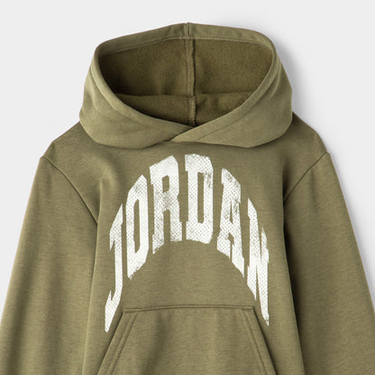 Jordan Children's MJ MVP Fleece Pullover Hoodie Set / Med Olive