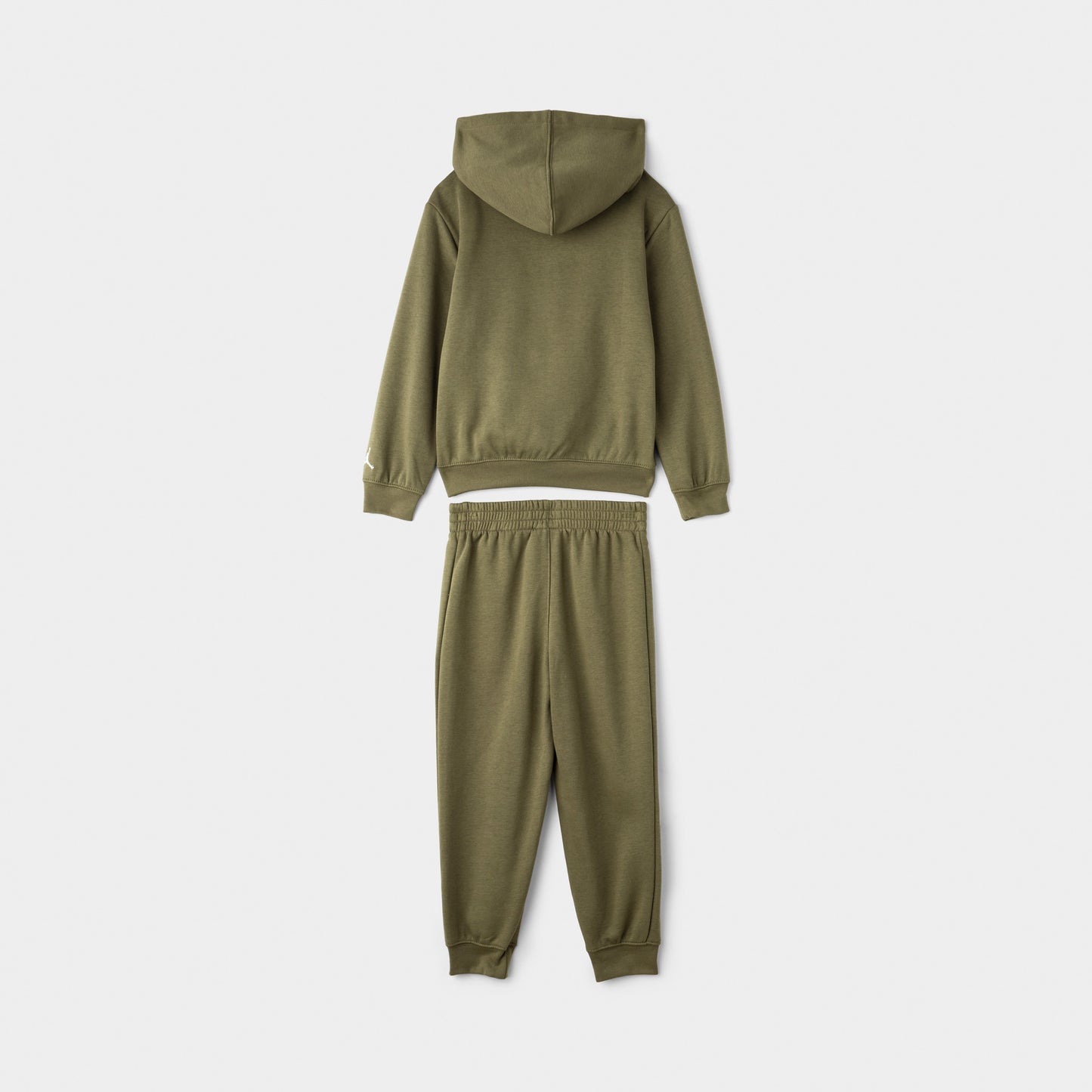 Jordan Children's MJ MVP Fleece Pullover Hoodie Set / Med Olive