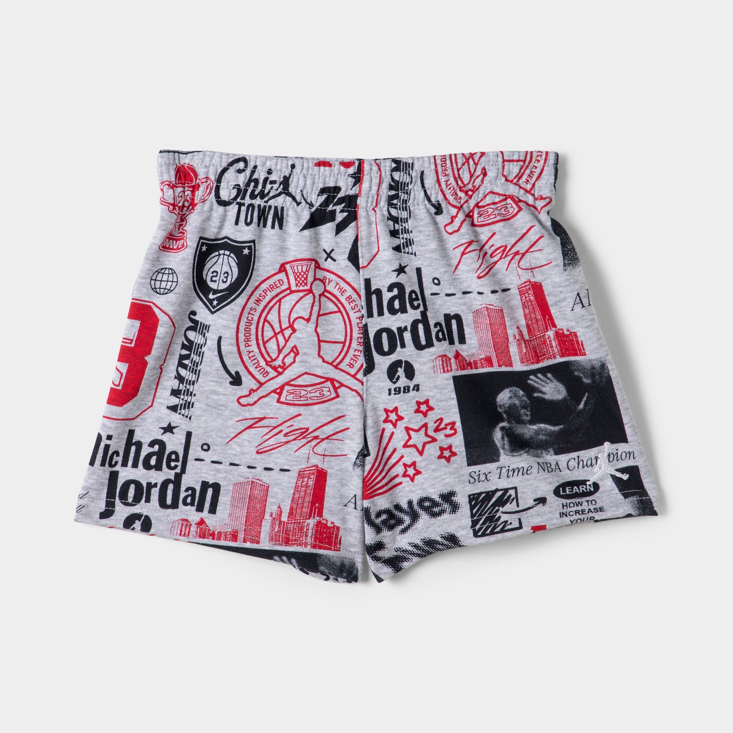 Jordan Children's Sports Club Short Set / Light Grey Heather