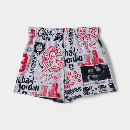 Jordan Children's Sports Club Short Set / Light Grey Heather