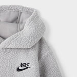 Nike Sportswear Child Boys Sherpa Pullover Hoodie Light Smoke