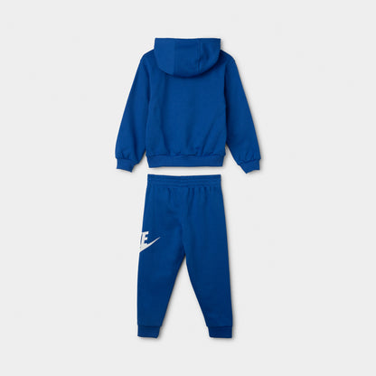 Nike Children's Club Fleece Hoodie Set Game Royal / White