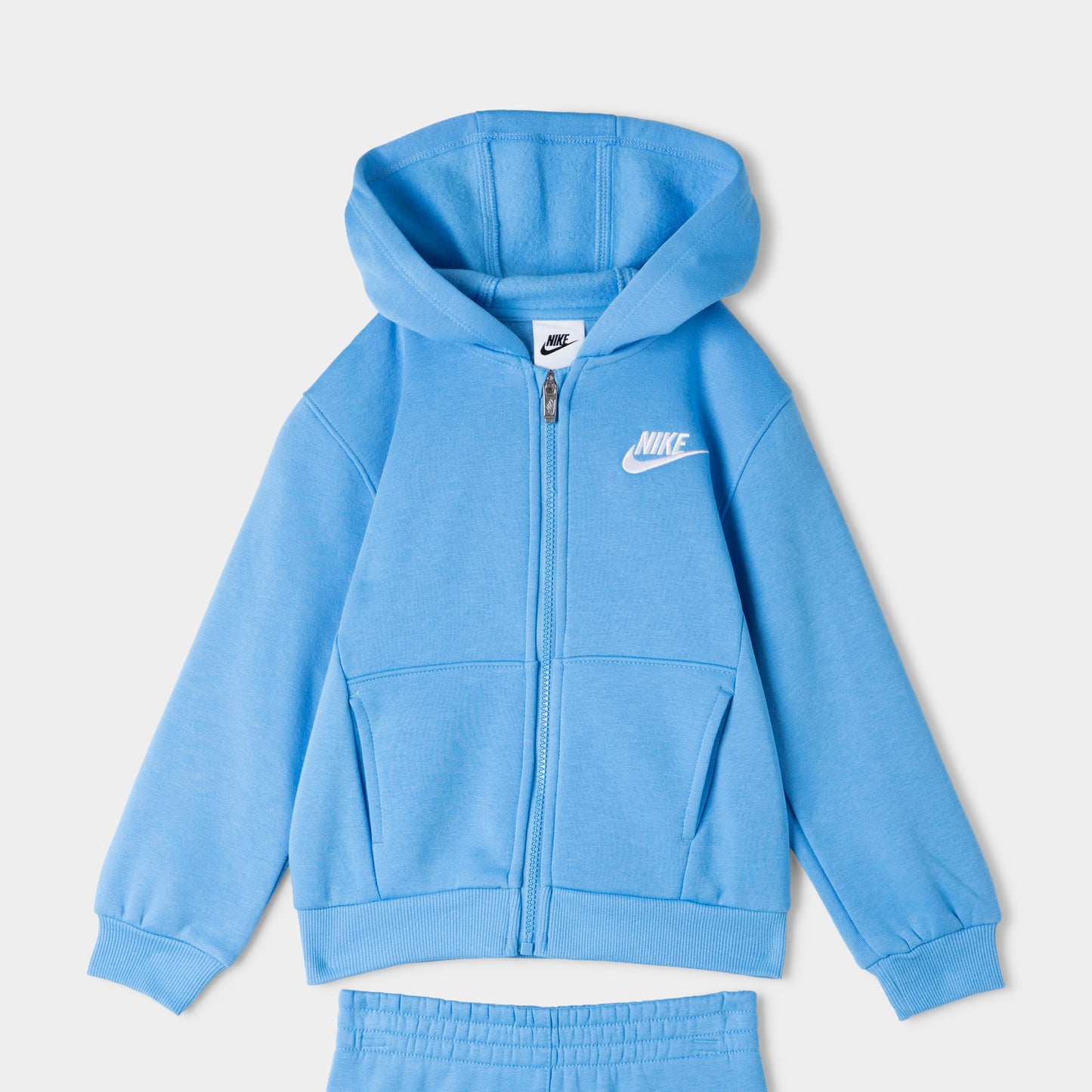 Nike Enfants Fullzip Ensemble Polaire / Bleu Universitaire 