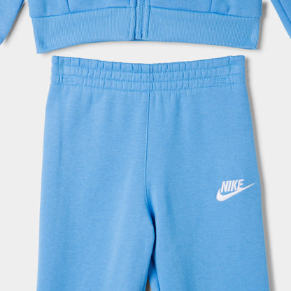 Nike Enfants Fullzip Ensemble Polaire / Bleu Universitaire 