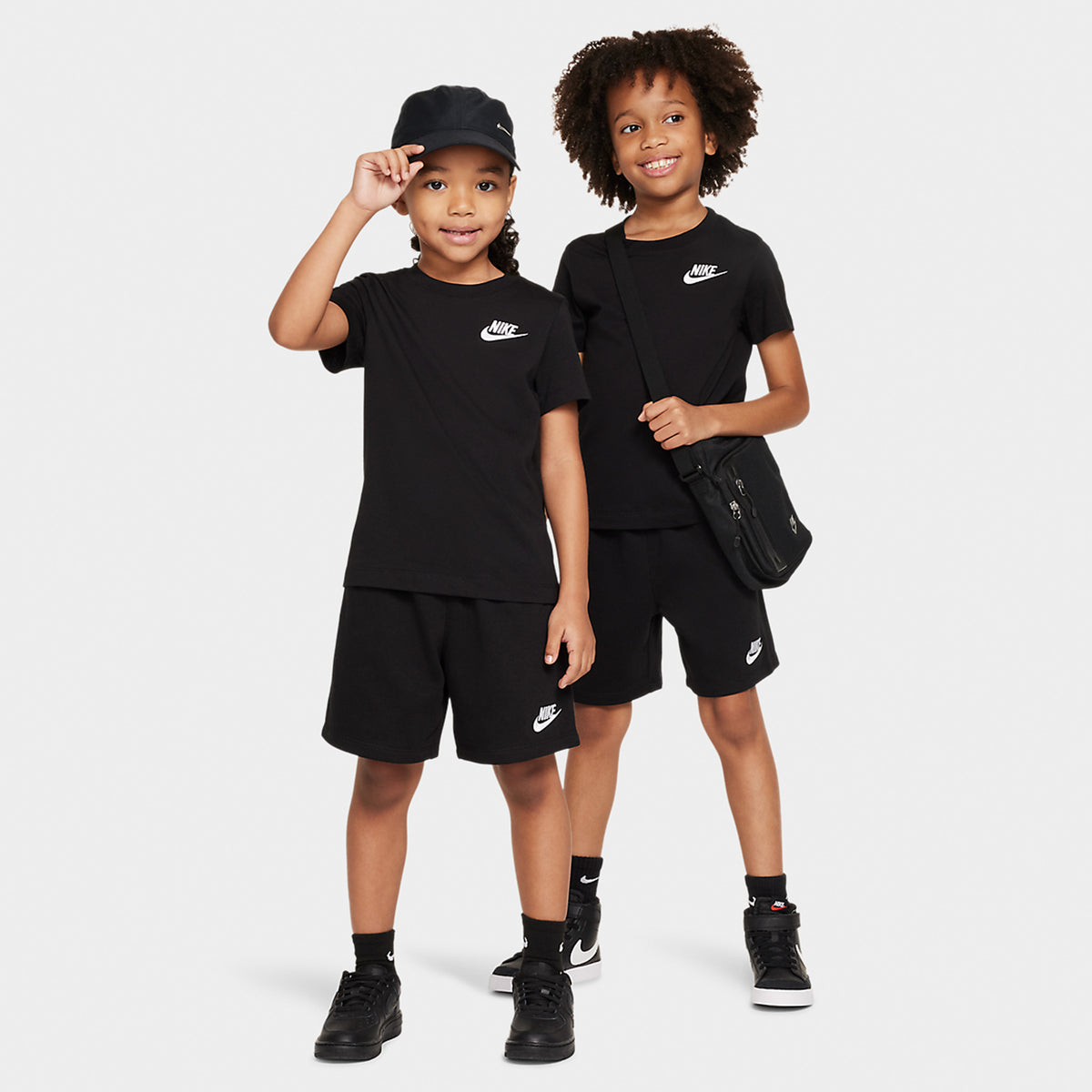 Nike Sportswear Childs' Club Knit Short Set Black – JD Sports
