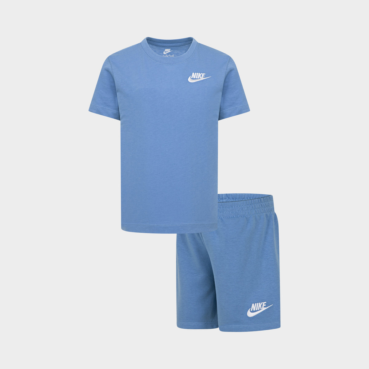 Nike Children's Club T-Shirt Shorts Set Blue Beyond – JD Sports