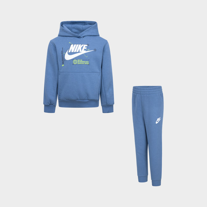 Nike Sportswear Kids Club Fleece Set Aegean Storm