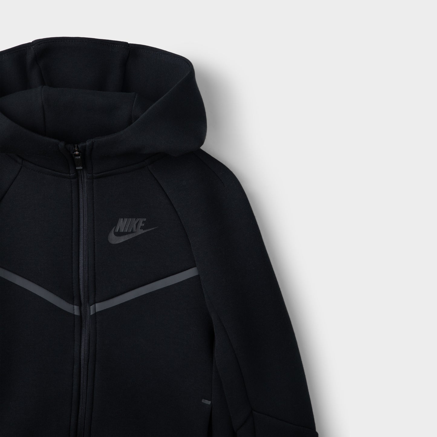 Nike Sportswear Children's Tech Fleece Full Zip Hoodie Set / Black