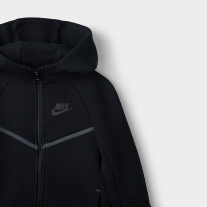 Nike Sportswear Children's Tech Fleece Full Zip Hoodie Set / Black