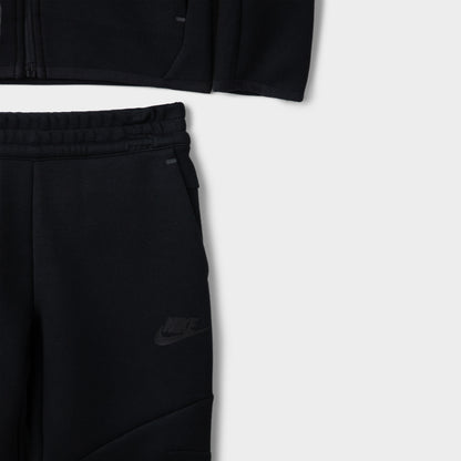 Nike Sportswear Children's Tech Fleece Full Zip Hoodie Set / Black
