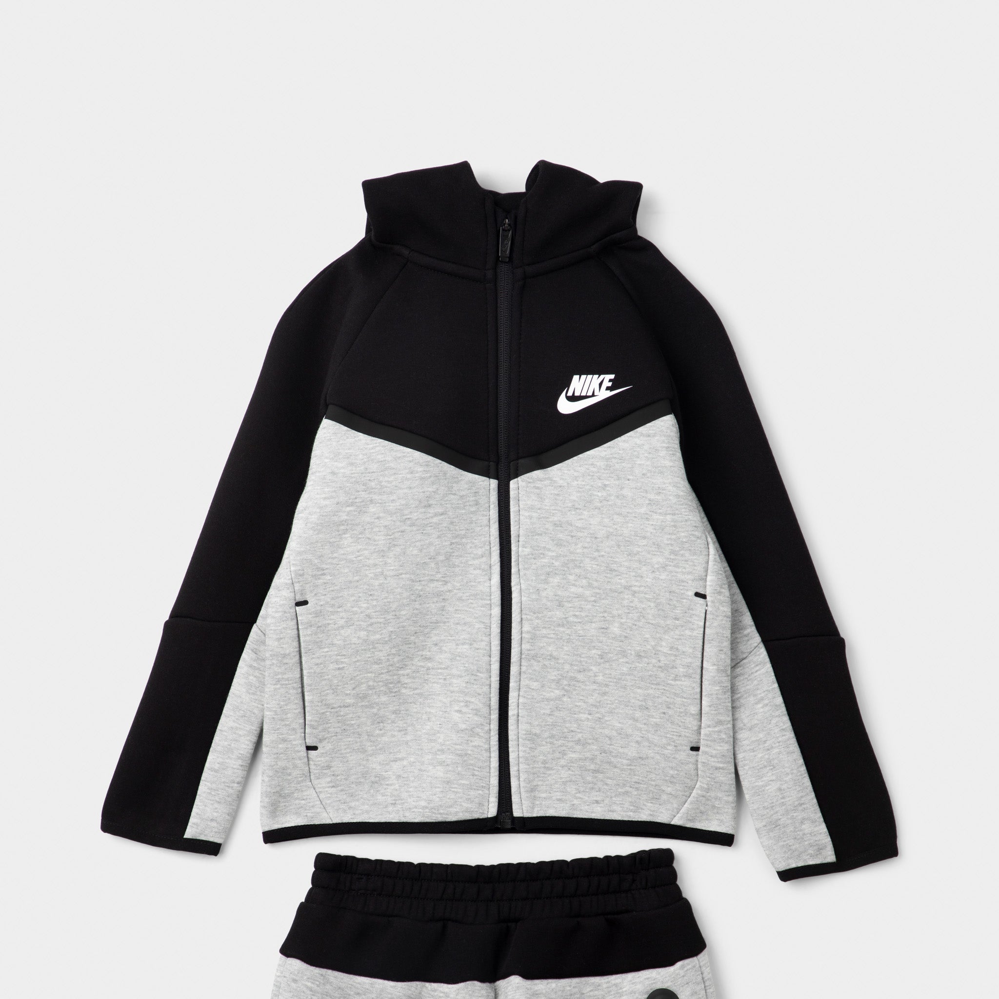 Nike Sportswear Children's Tech Fleece Full Zip Set Grey Heather