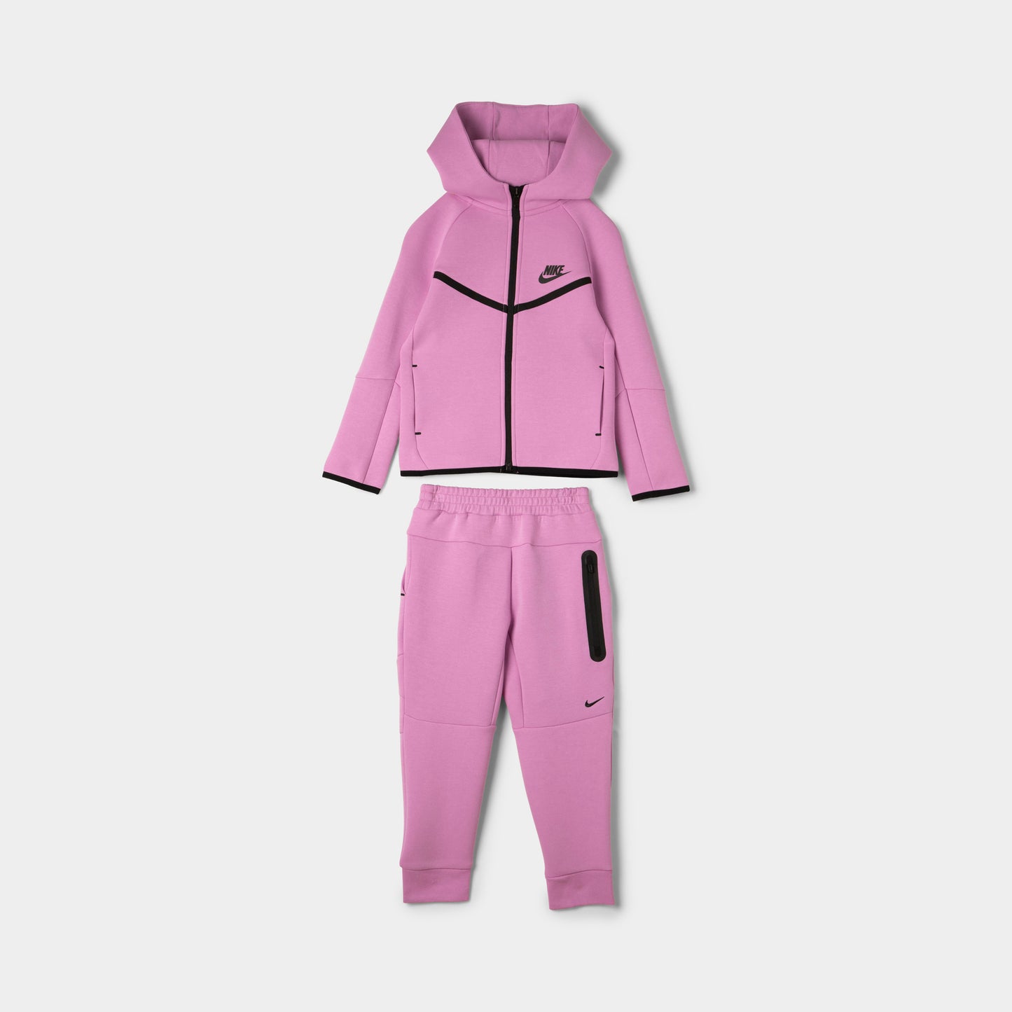 Nike Sportswear Enfants Ensemble Tech Fleece Fullzip / Magenta clair