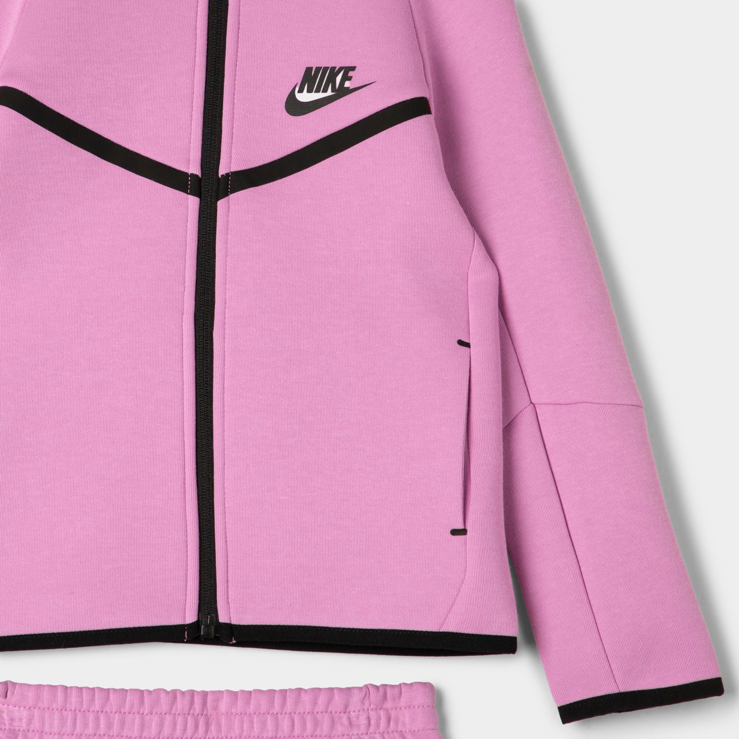 Nike Sportswear Enfants Ensemble Tech Fleece Fullzip / Magenta clair