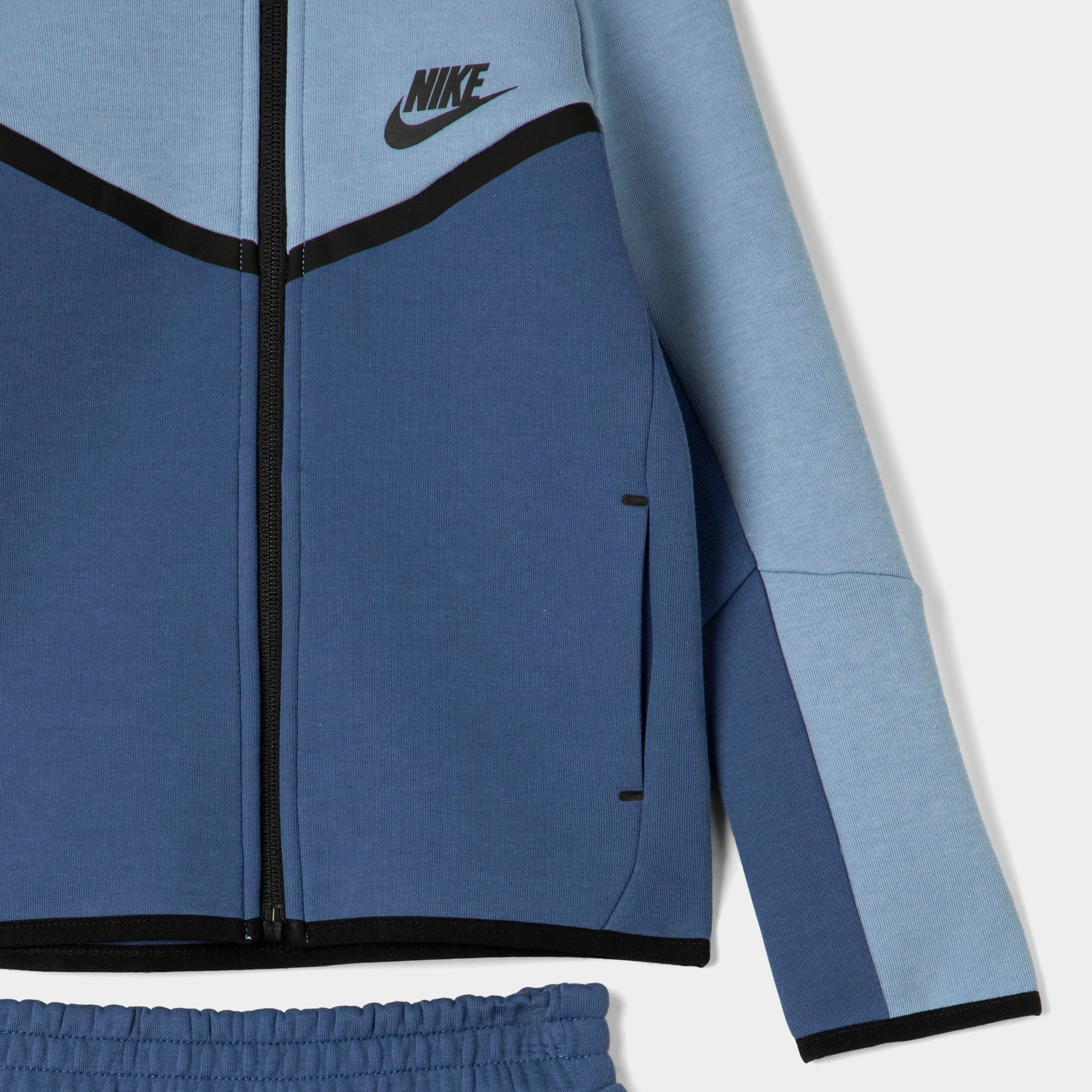 Nike Sportswear Children's Tech Fleece Fullzip Set / Work Blue