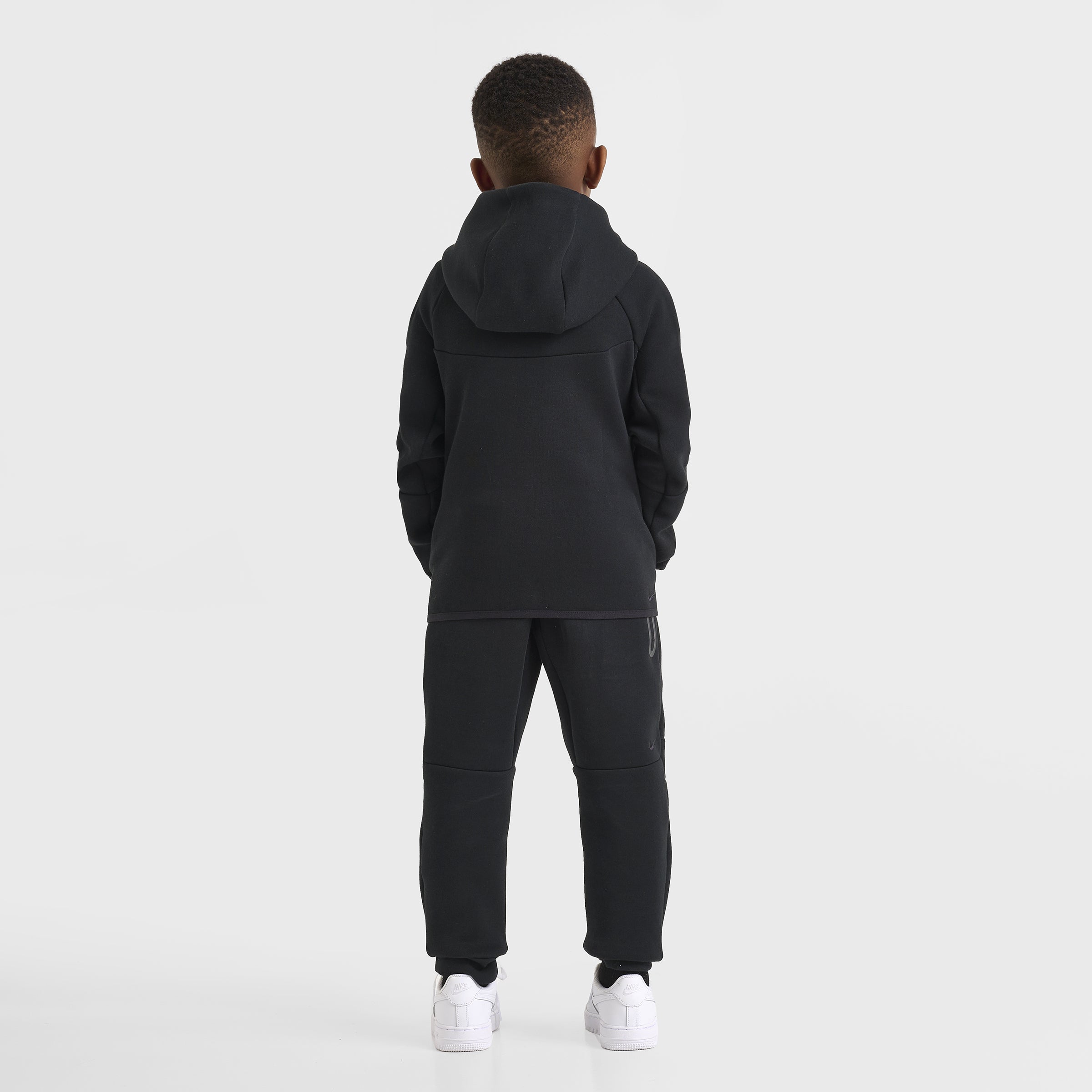 Nike Sportswear Children's Tech Fleece Full-Zip Hoodie Set / Black