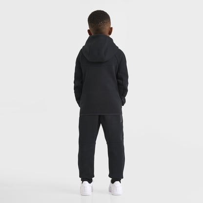 Nike Sportswear Children's Tech Fleece Full Zip Hoodie Set / Black